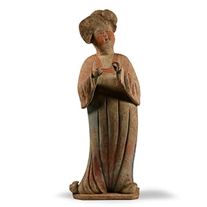 Chinese Tang Terracotta Courtly Lady