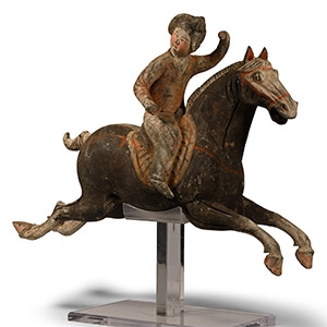 Chinese Tang Terracotta Polo Player