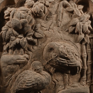 Chinese Song Terracotta Tile with Cranes