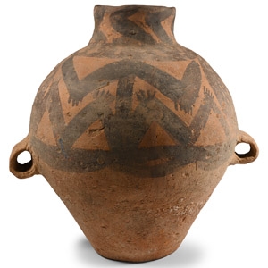 Chinese Neolithic Pottery Frog Jar