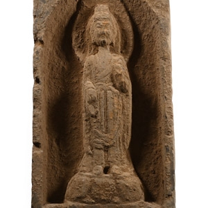 Chinese Wei Terracotta Buddha Brick