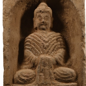 Chinese Wei Terracotta Buddha Brick