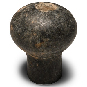 Western Asiatic Black Stone Macehead