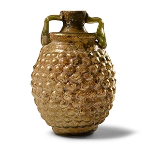 Roman Glass Grape Flask