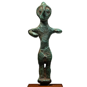 Iron Age Iberian Bronze Cult Male Figure