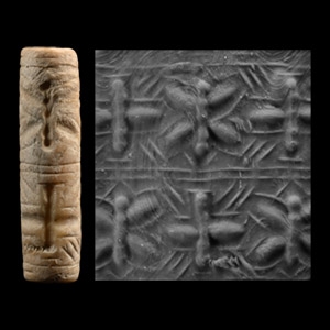 Early Dynastic Shell Cylinder Seal