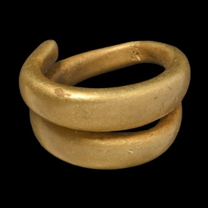 Bronze Age Gold Hair Ring