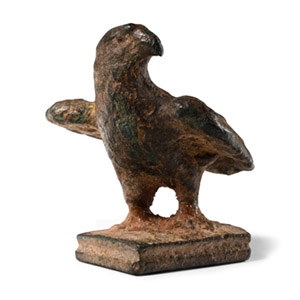 Roman Gilt Bronze Eagle Statuette