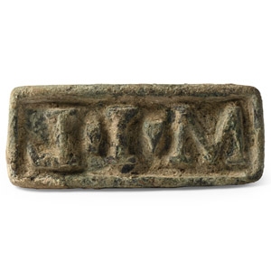 Roman Bronze Bread Stamp