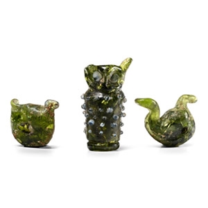 Etruscan Miniature Glass Amulet Collection