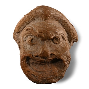 Hellenistic Terracotta Theatre Mask