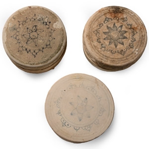 Hoi An Cargo Shipwreck Glazed Blue and White Lidded Box Collection