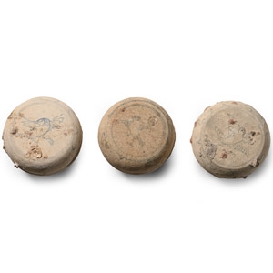 Hoi An Cargo Shipwreck Glazed Blue and White Lidded Box Collection