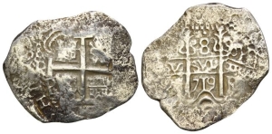 Bolivia, Colonial. Felipe V, King of Spain AR 8 Reales.