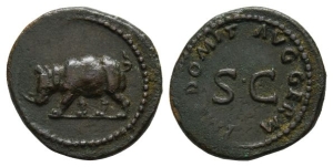 Domitian AE Quadrans.