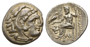 Kingdom of Macedon, Antigonos I Monophthalmos AR Drachm.
