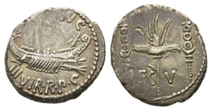 The Triumvirs, Mark Antony AR Denarius.