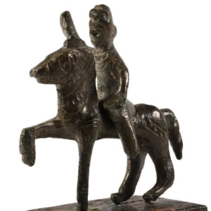 Romano-Celtic Bronze Horse and Rider