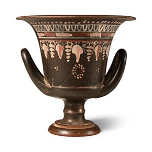 Greek Apulian Gnathian Ware Calyx Krater