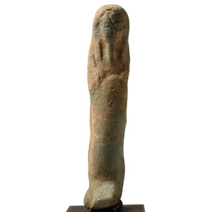 Egyptian Faience Blue Glazed Shabti