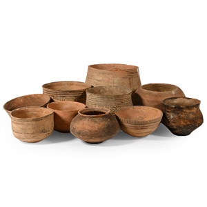 Indus Valley Painted Terracotta Vessel Collection