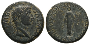 Augustus AE As of Carthago Nova, Spain.