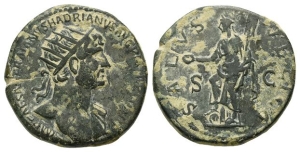 Hadrian AE Dupondius.
