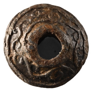 Iron Age Celtic Lead Spindle Whorl