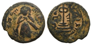 Arab-Byzantine, Umayyad Caliphate AE Fals.