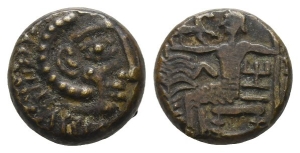 Arabia, Mleiha. Imitative Abiel BI Drachm.