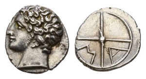 Gaul, Massalia AR Obol.