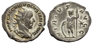 Volusian AR Antoninianus.