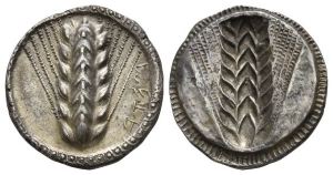 Lucania, Metapontion AR Stater.