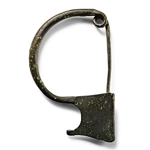 Greek Bronze Bow Brooch