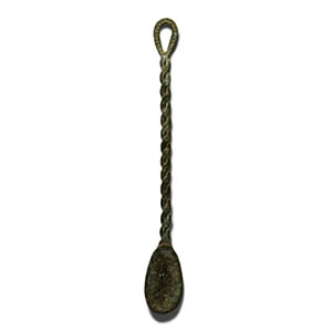 Roman Bronze Spoon with Twisted Shank