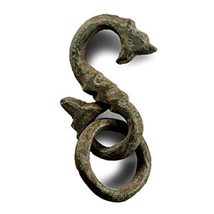 Roman Bronze Military Belt Hook for Quiver