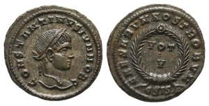 Constantine II, as Caesar BI Nummus.