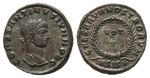 Constantine II, as Caesar BI Nummus.