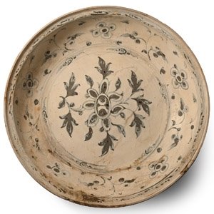 Massive Hoi An Shipwreck Glazed Blue and White Dish