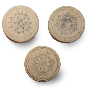 Hoi An Cargo Shipwreck Glazed Blue and White Lidded Box Collection