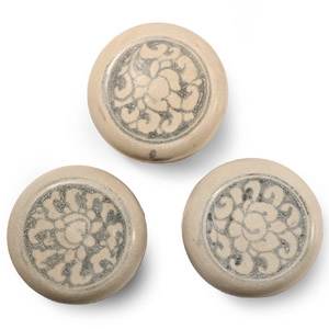 Hoi An Cargo Shipwreck Glazed Blue and White Lidded Box Collection