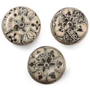 Hoi An Cargo Shipwreck Glazed Blue and White Lidded Box Collection