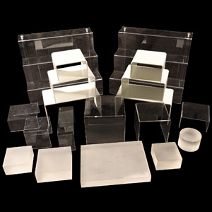 Mixed Acrylic and Other Stand Group