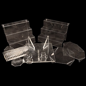 Mixed Acrylic and Other Stand Group