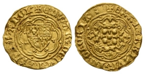 England. Plantagenet, Edward III AV Quarter Noble.