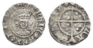England. House of Lancaster, Henry VI AR Halfpenny.