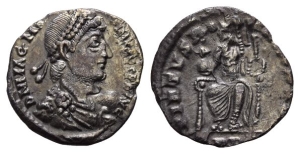 Magnus Maximus AR Siliqua.