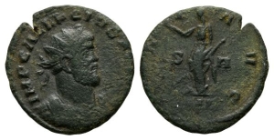 Allectus, Romano-British Emperor BI Antoninianus.