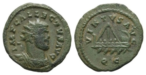 Allectus, Romano-British Emperor BI Quinarius.