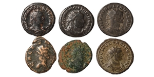 Group of Six [6] AE Antoniniani.